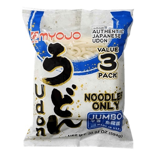 MYOJO JUMBO UDON W/O SOUP 3P