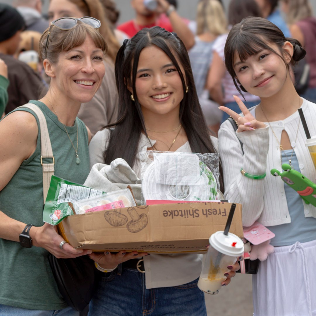 Community volunteers at King's Asian Market